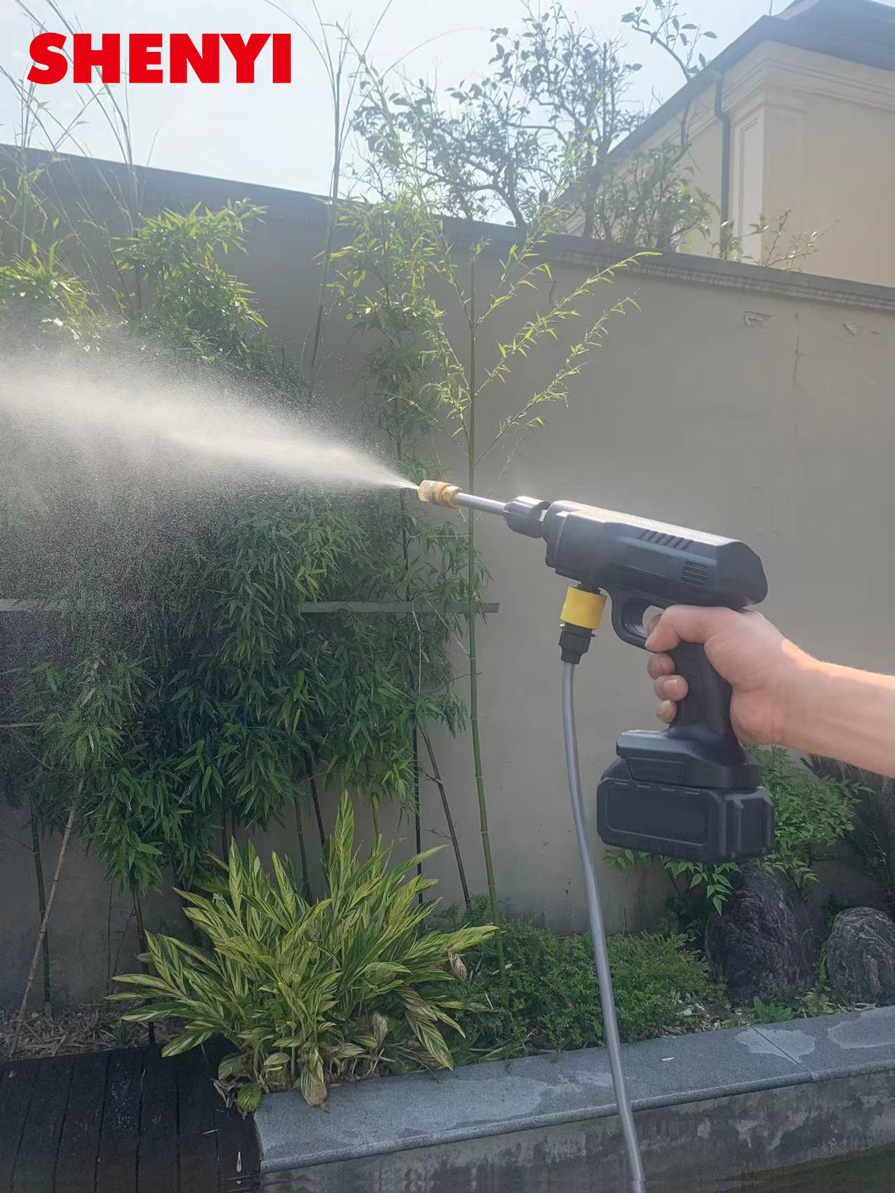 浇菜神器家用高压喷枪水枪花园清洗庭院浇花洒水喷头冲洗农用打药