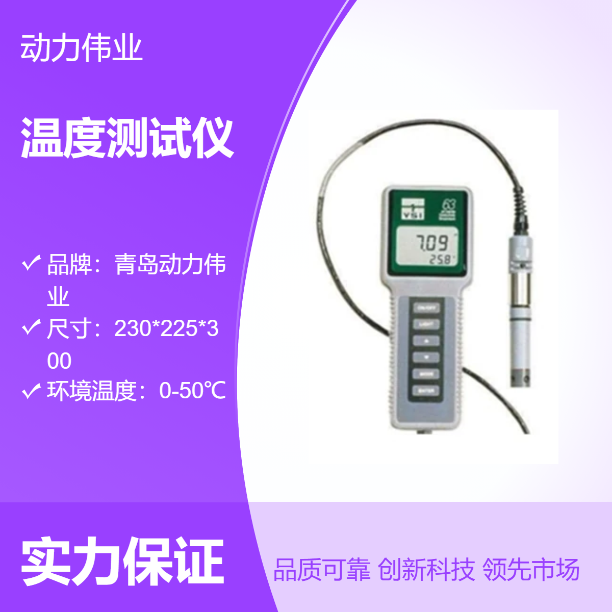 便携式水质检测仪 美国维赛YSI60酸度温度测试仪
