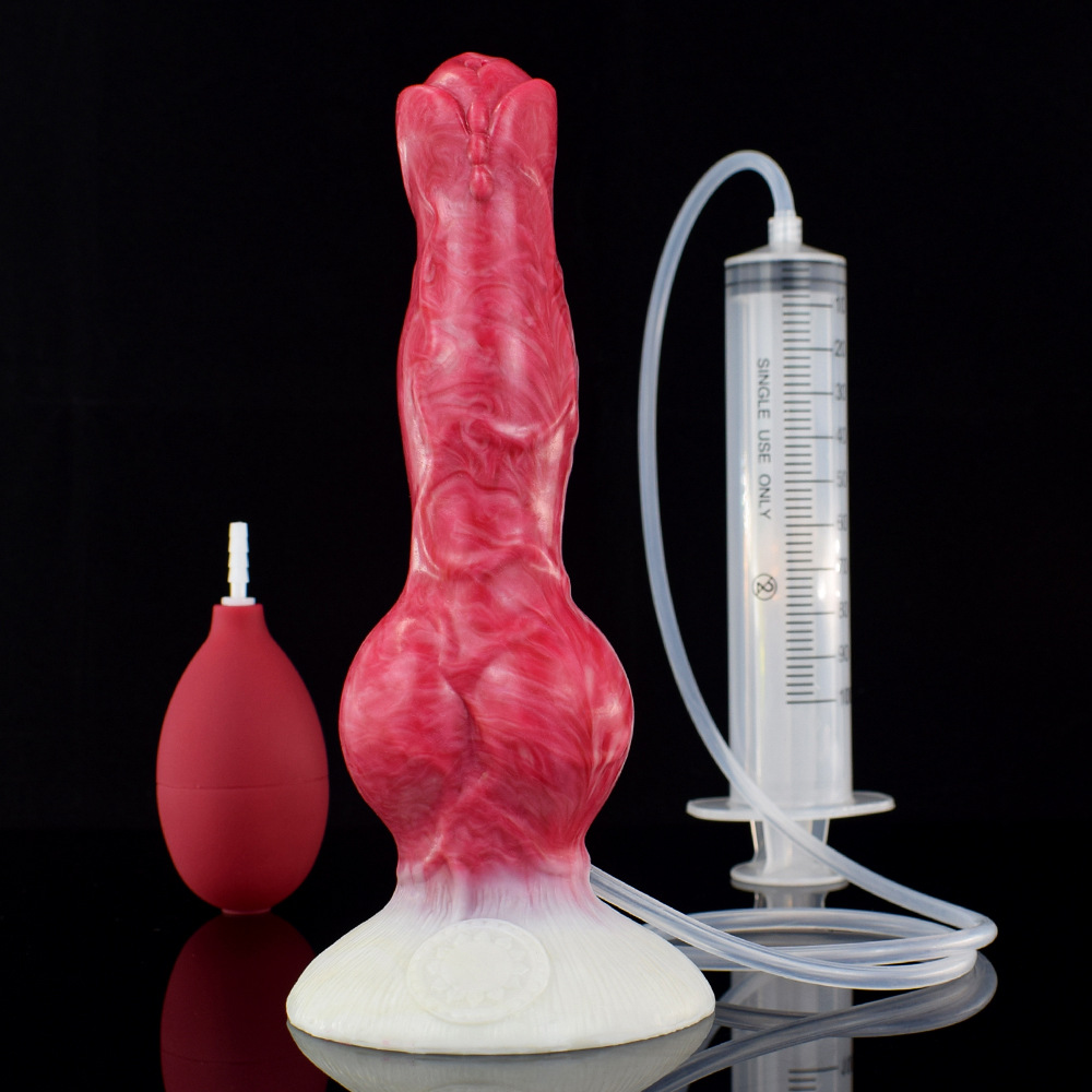 液态硅胶喷水阳具动物狼屌男女情趣用品夫妻房事自慰高潮快乐玩具