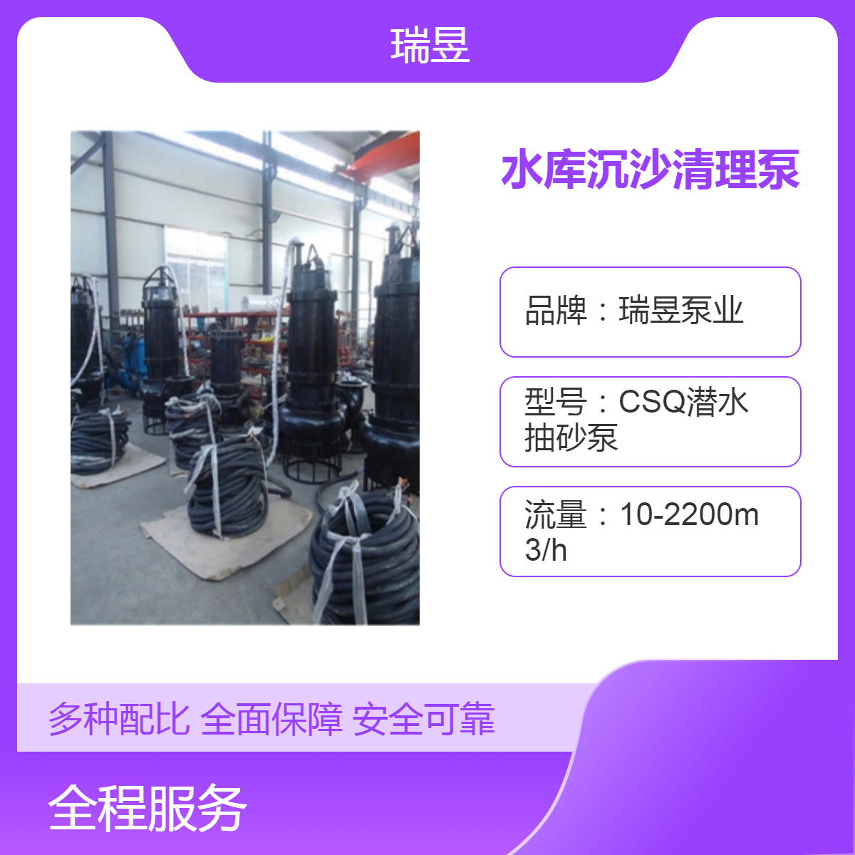 水库沉沙清理泵 清沉沙池渣浆泵 瑞昱泵业出品