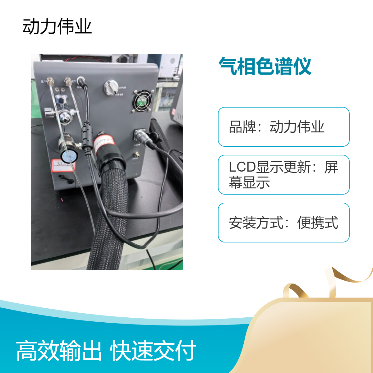 便携式甲烷/非甲烷总烃气相色谱仪 LCD屏幕显示 环保材质