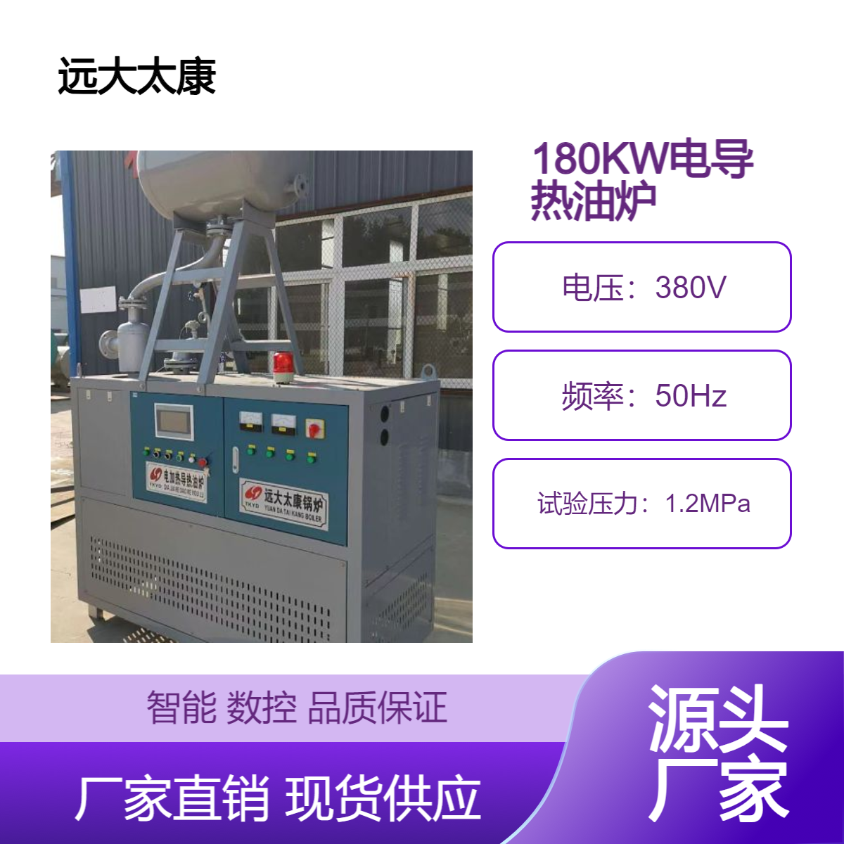 远大太康180KW电加热导热油炉 板材热压机加温