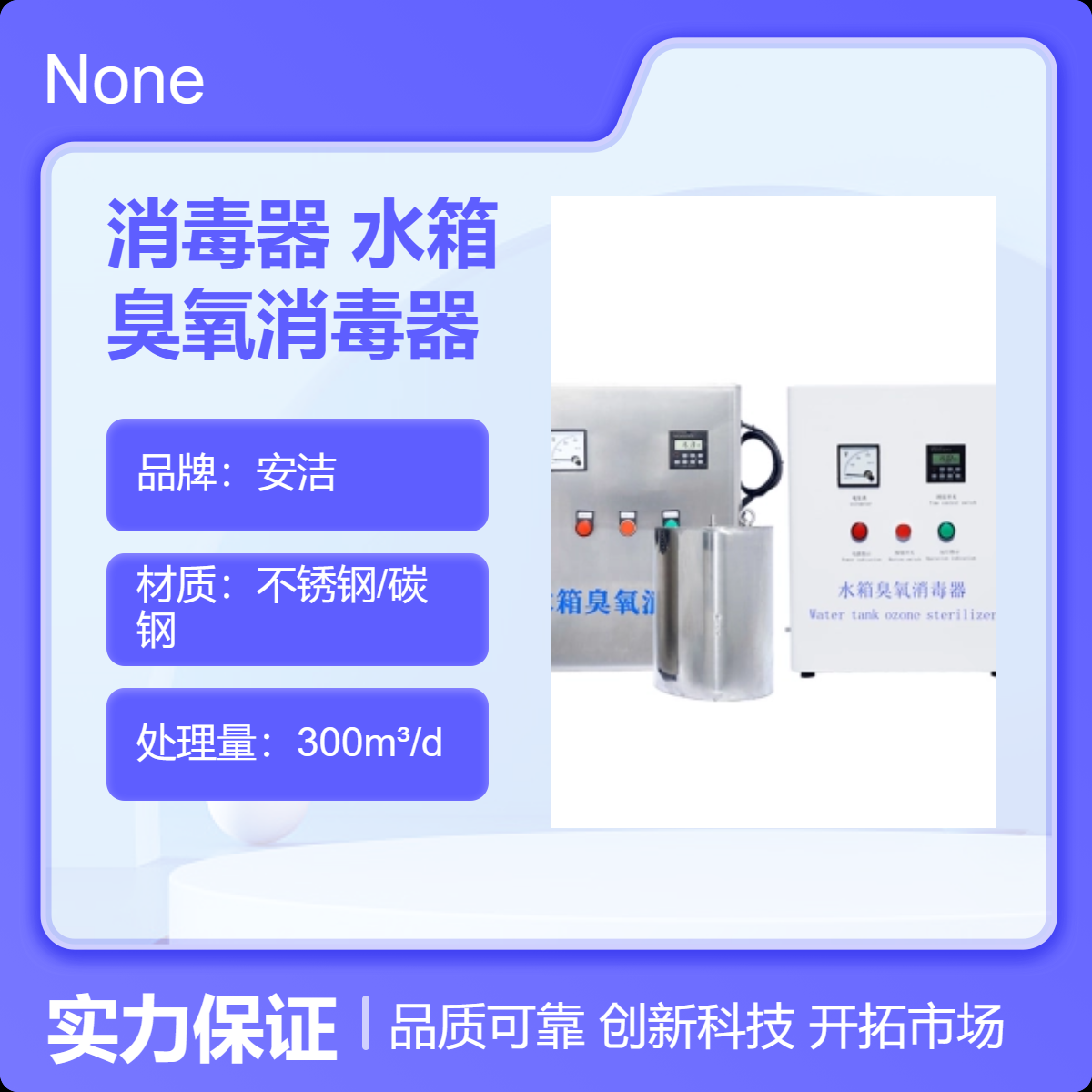 安洁品牌 臭氧消毒器 50㎡杀菌消毒水箱WTS-2A 高效臭氧发生器