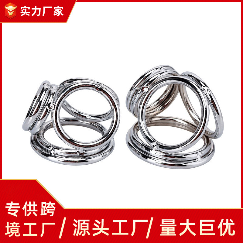金属不锈钢大公鸡锁精环调情调教成人情趣性用品玩具六环