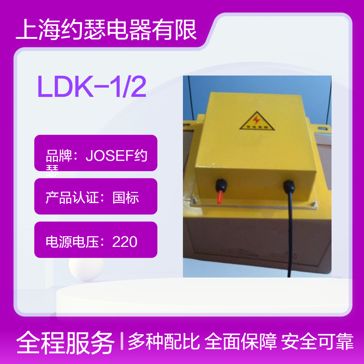 JOSEF约瑟 LDK-1/2溜槽堵塞开关 用于输煤系列中
