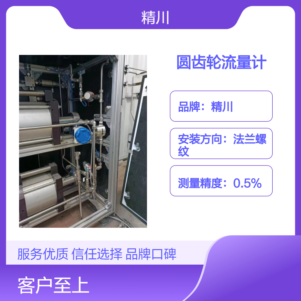 精川高精度AB胶涂布机胶水小型圆齿轮流量计