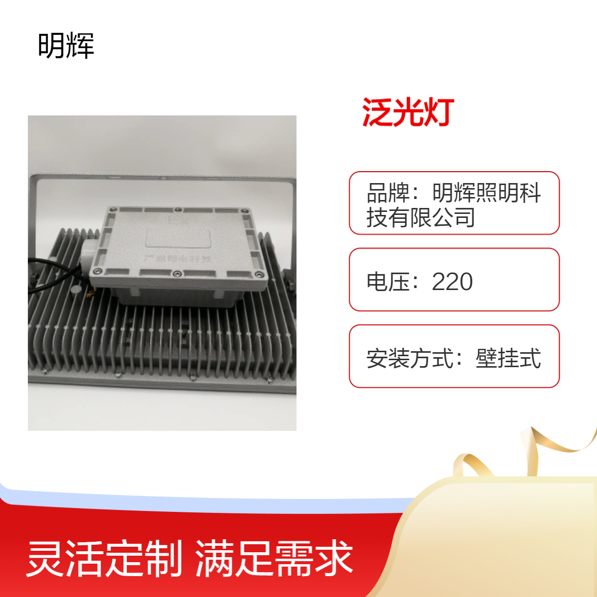 MBF981LEDIP66防水防尘LED防爆泛光灯壁挂式工业照明灯