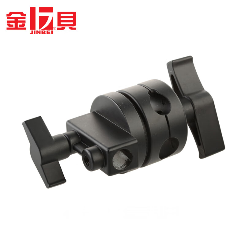 金贝（JINBEI） JB11-033B方头圆饼夹 反光伞手持反光板支架用转