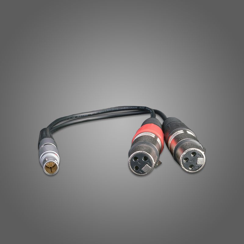 ATOMOS XLR 外接电缆（音频线）转平衡音频支持幻像供电
