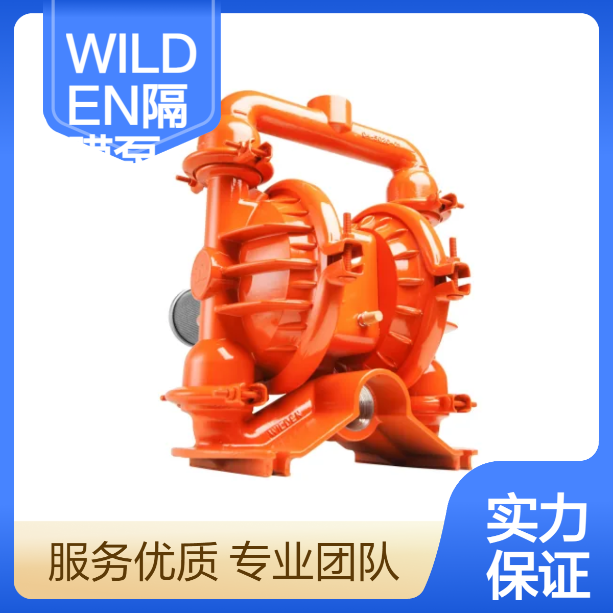 WILDEN工业级隔膜泵 高压大流量泵体 耐腐蚀材质 电源线长15m