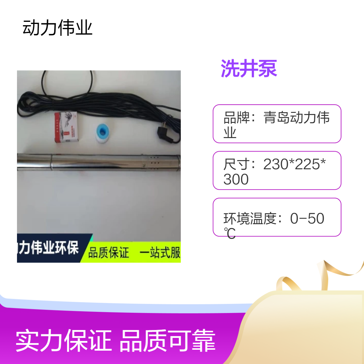 不锈钢材质精制而成DL-QNX40地下水洗井泵40米