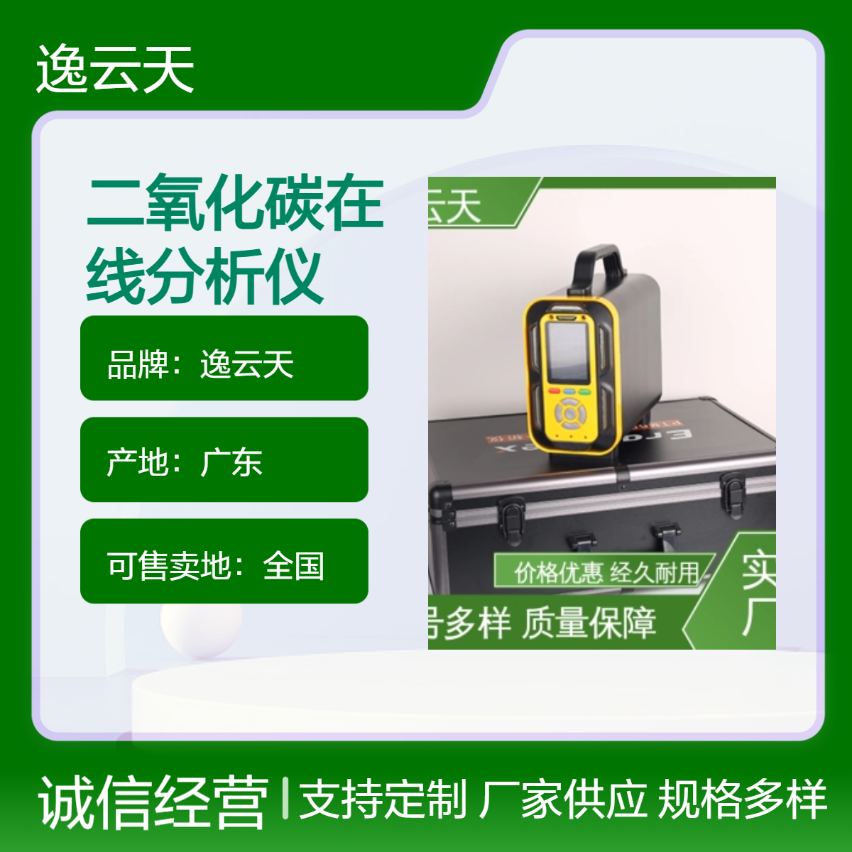 PTM600 手提式二氧化碳在线分析仪 化工厂烟气浓度检测仪 操作简单