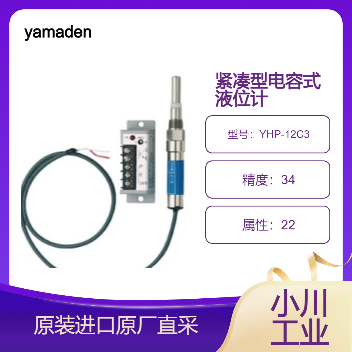 YAL-G1/YHP-12C3/YHP-12C4/YGP型/LC-S型 电容式液位开关 yamaden