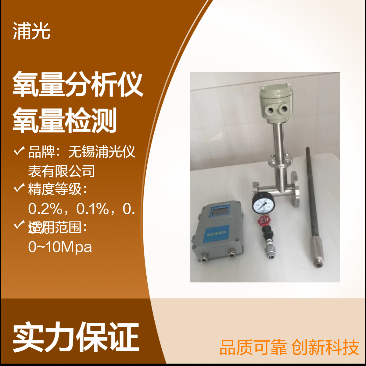 浦光 氧化锆氧量分析仪 防爆型 锅炉氧量检测 烘箱烟道
