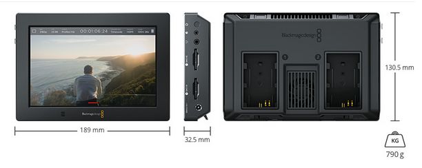 Blackmagic Video Assist 5寸/7寸BMD监视器摄像机单反录机显示器