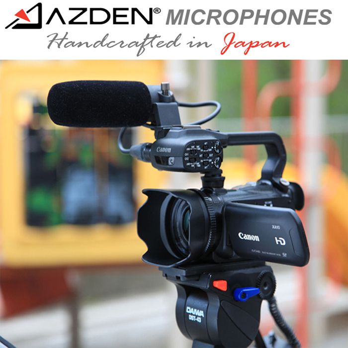 日本 AZDEN SGM-PII 阿兹丹 录音 话筒 麦克风 摄像机 卡农口