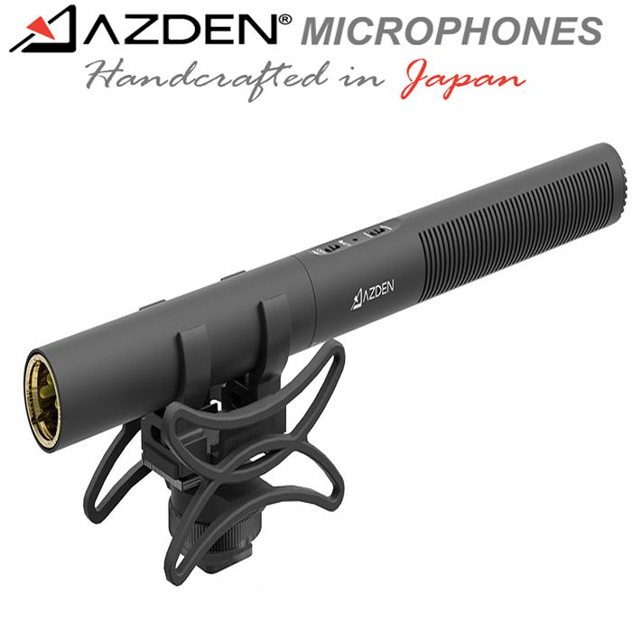 AZDEN SGM-250 电容话筒 广电电影录音采访专用