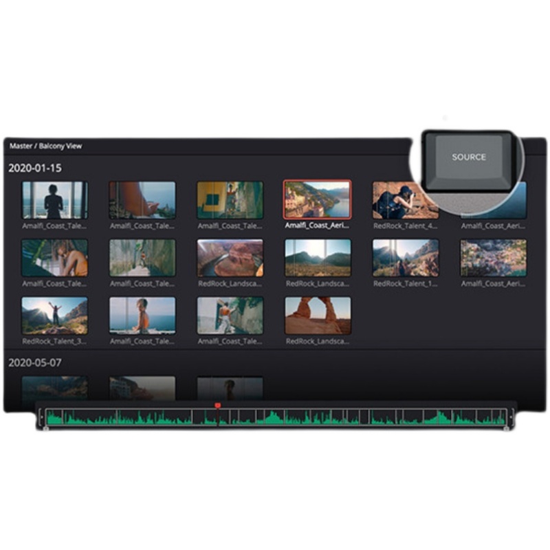 达芬奇调色软件DaVinci ResolveStudio17/18剪辑键盘SpeedEditor