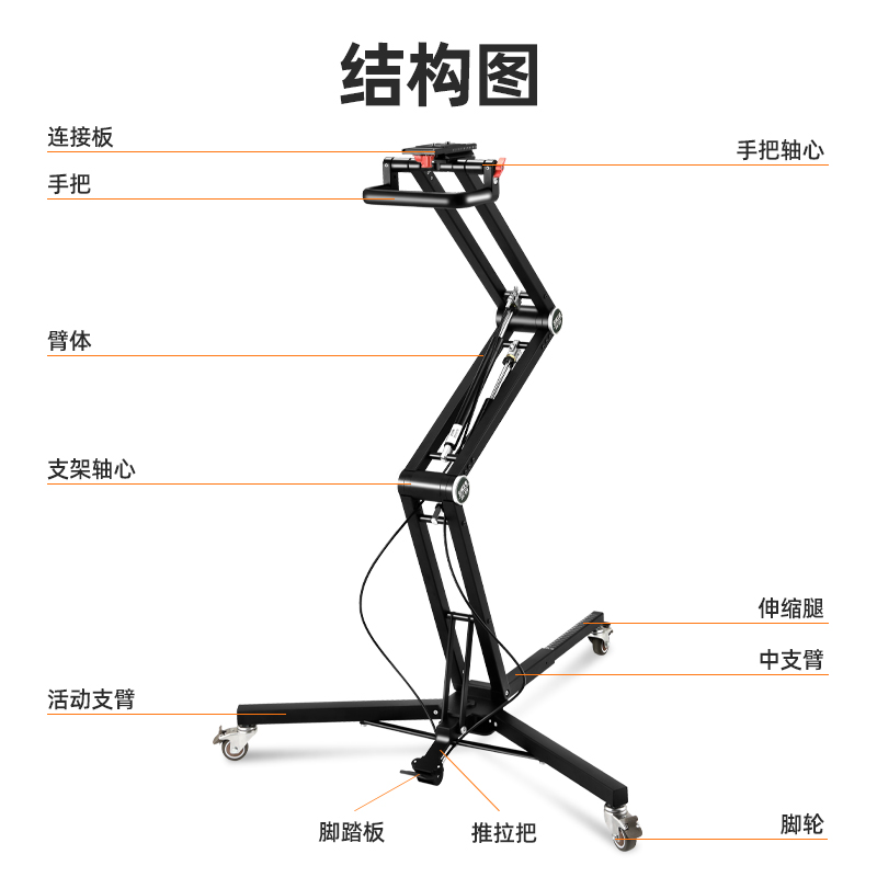 SIKEP斯科尔气动脚架随意停3D脚架 SK-Q3单反微单相机拍摄支架