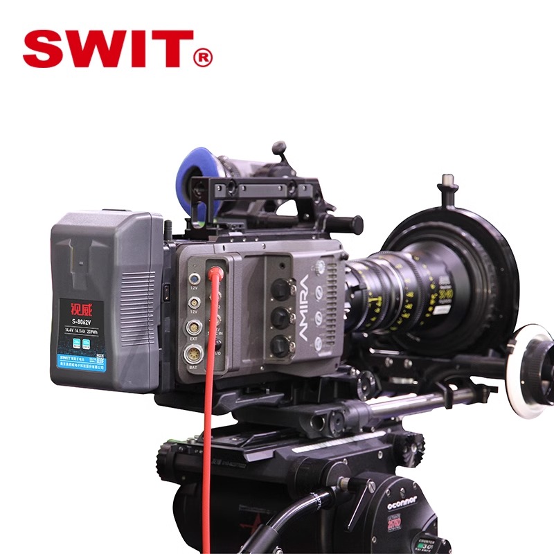 SWIT视威S-8062V 209Wh大容量V口电池高负载摄像机灯光快充锂电池