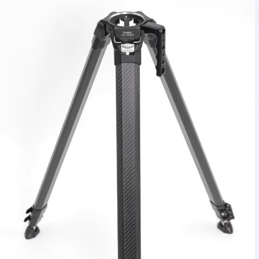 TERIS图瑞斯TS-346CF 异型管广播级碳纤维三脚架适配75mm碗口云台