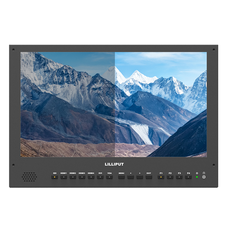 利利普BM230 4KS箱载导演监视器HDR/3D Lut四画面大监HDMI/SDI屏