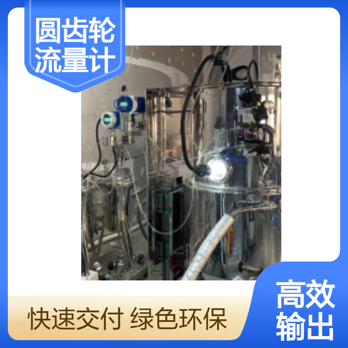 去离子水圆齿轮流量计选用316L材质防腐性好