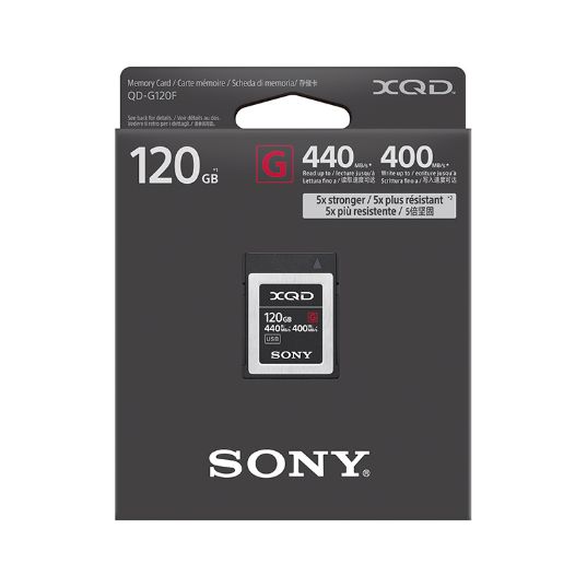 索尼 QD-G120F高速存储卡XQD读440写400官方正品适用 尼康相机