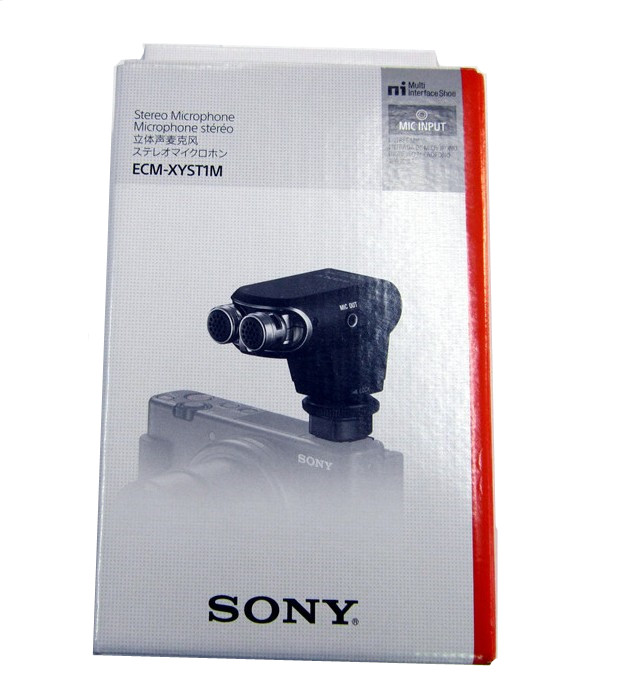 Sony/索尼 ECM-XYST1M原装可调节二位式热靴麦克风A7CM3ZV1ZVE10