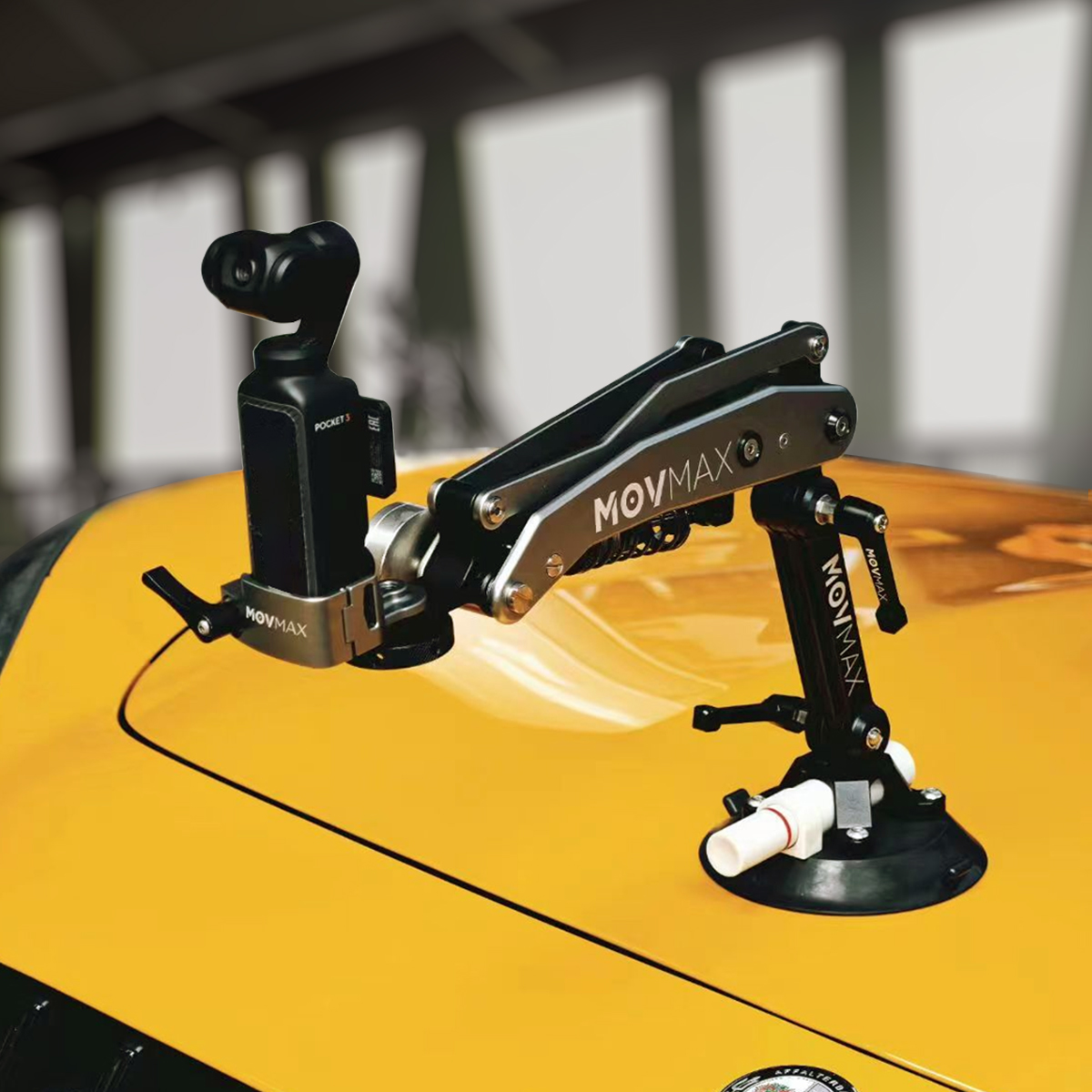MOVMAX口袋车拍减震臂适用DJI Pocket 3抱箍套件