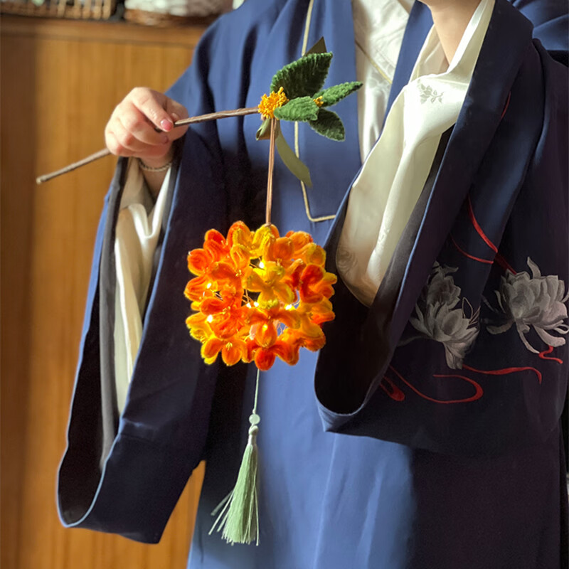 杭州 甜蜜点 总代理商 扭扭棒桂花灯笼DIY手工教师节礼物材料包幼儿园