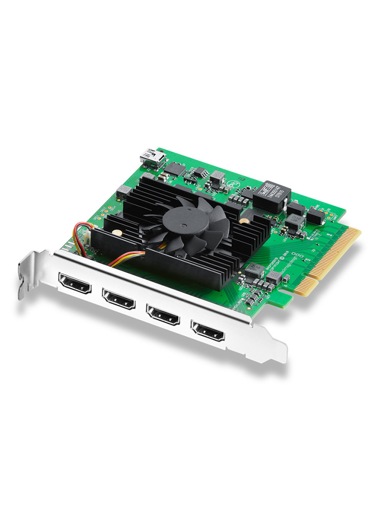 BMD DeckLink Quad 4K采集卡四路切换台输入设备