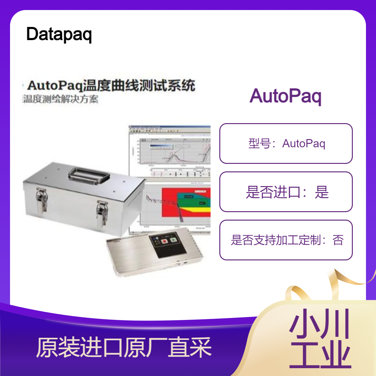 Datapaq英国 AutoPaq 监测汽车装配油漆 粘合剂 密封剂固化过程的温度
