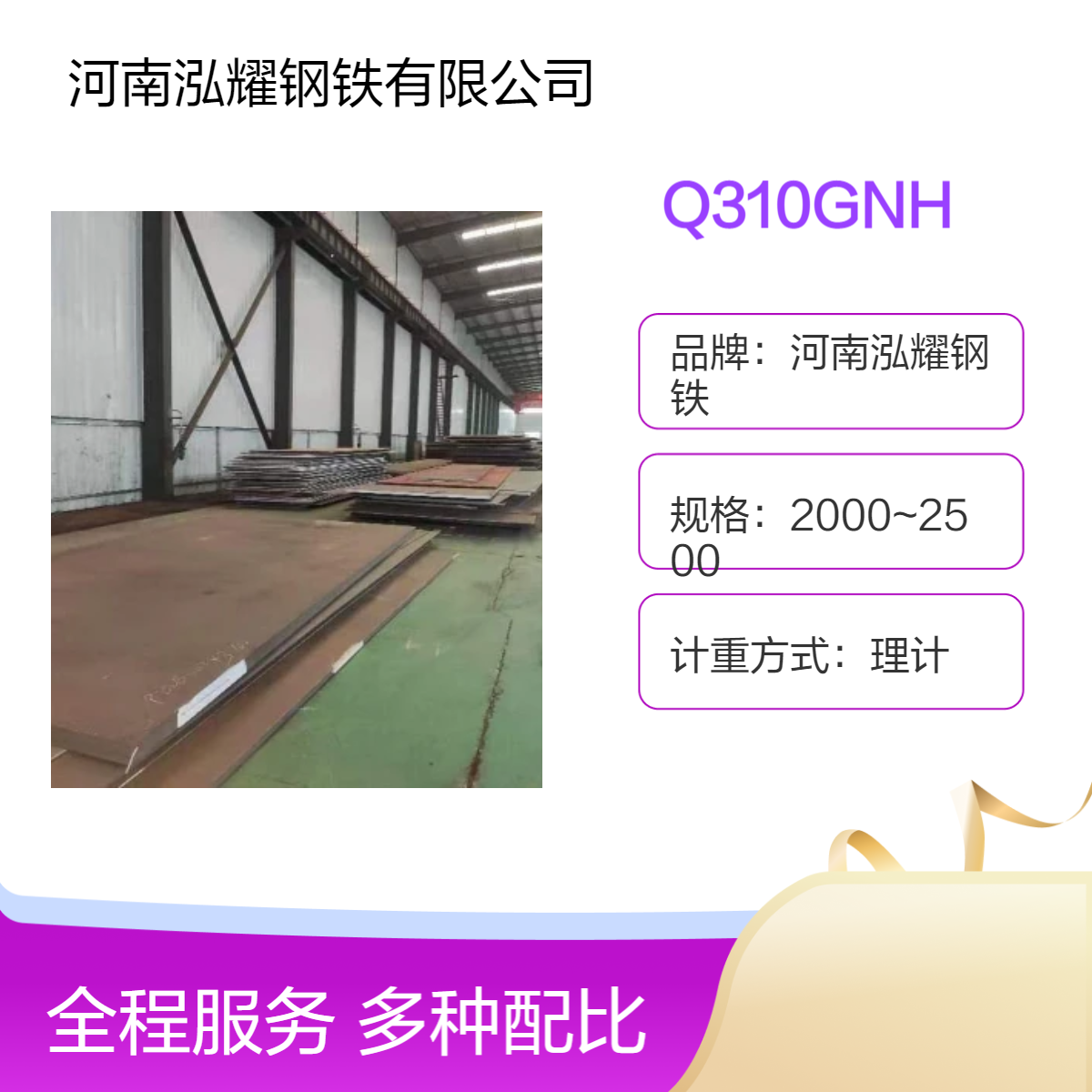 钢铁百科：Q310GNHB Q310GNHC Q310GNHD Q310GNHE高耐候钢现货及定轧