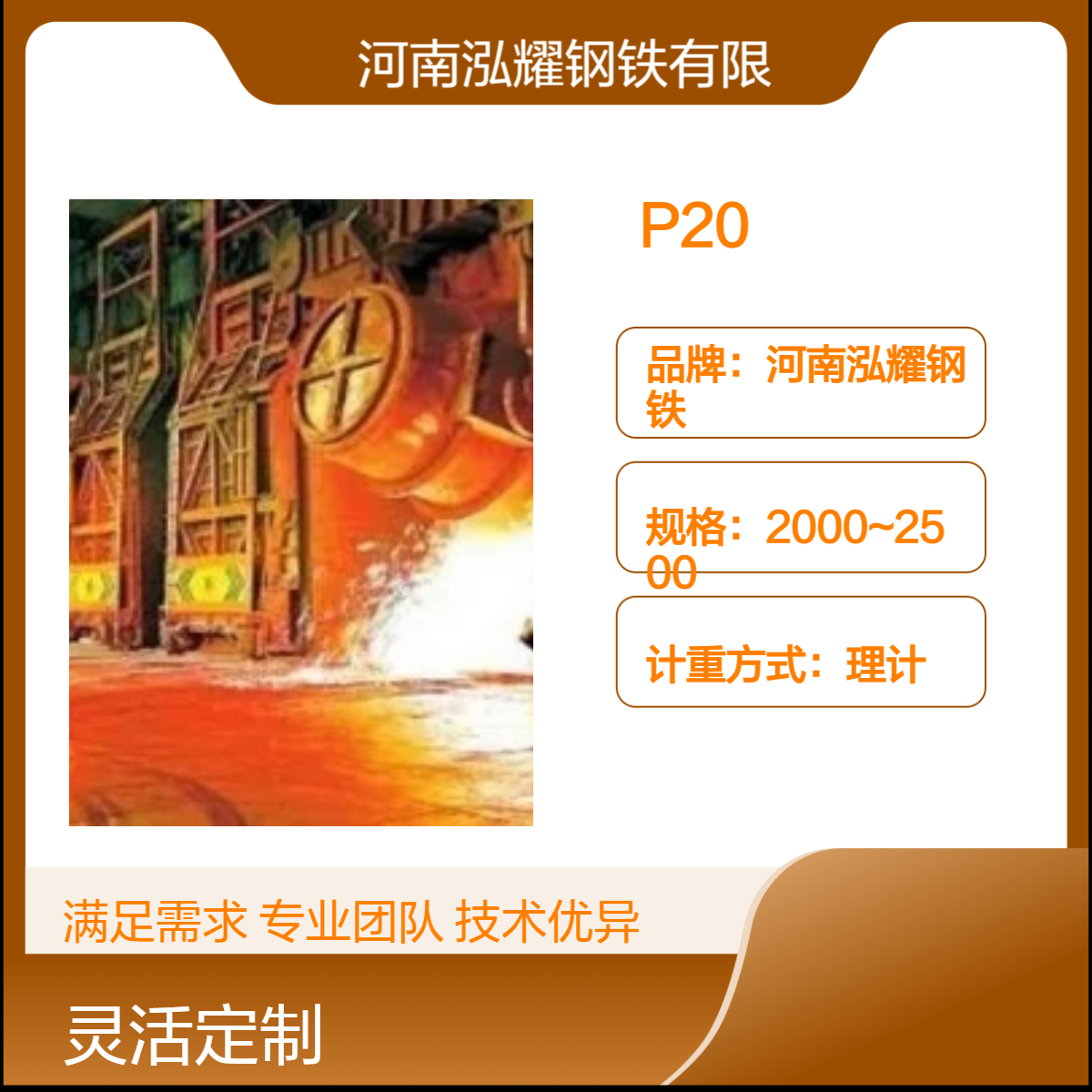 P20 热作模具钢 材质分析 执行标准 成分性能 硬度 现货库存 期货定轧