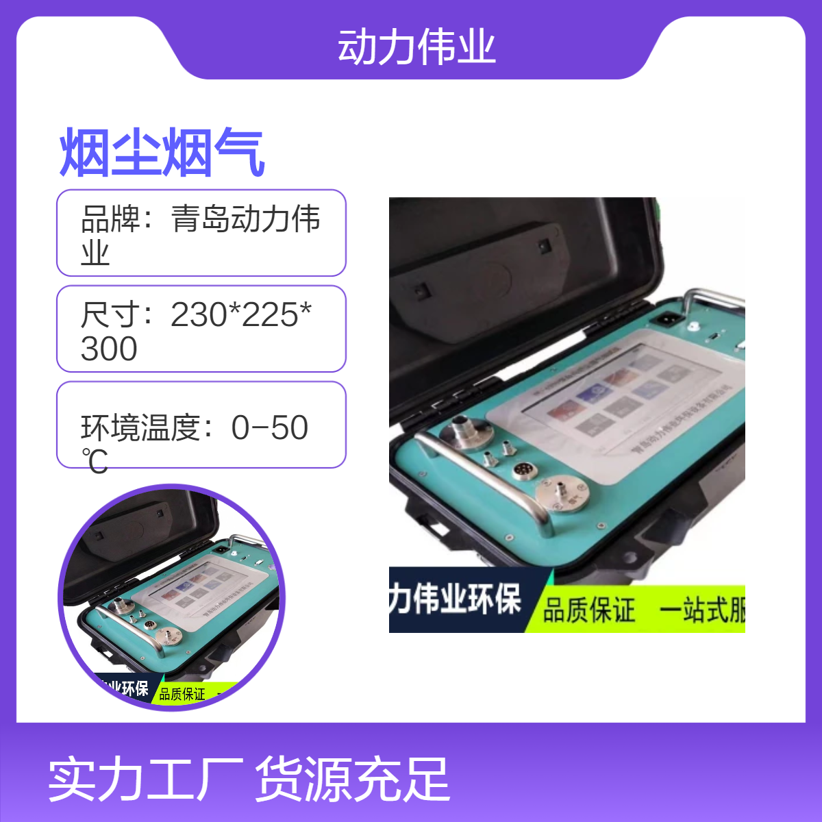 皮托管平行采样法DL-6300型自动烟尘烟气测试仪