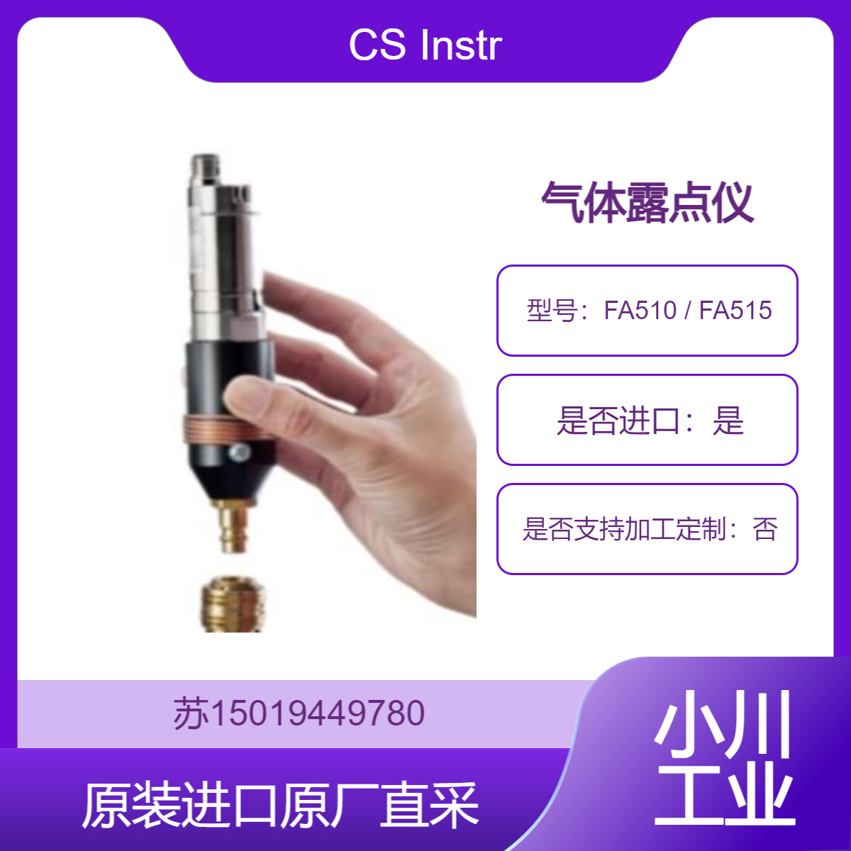 FA510 FA515气体露点仪 露点传感器德国CS Instruments 电容式露点计