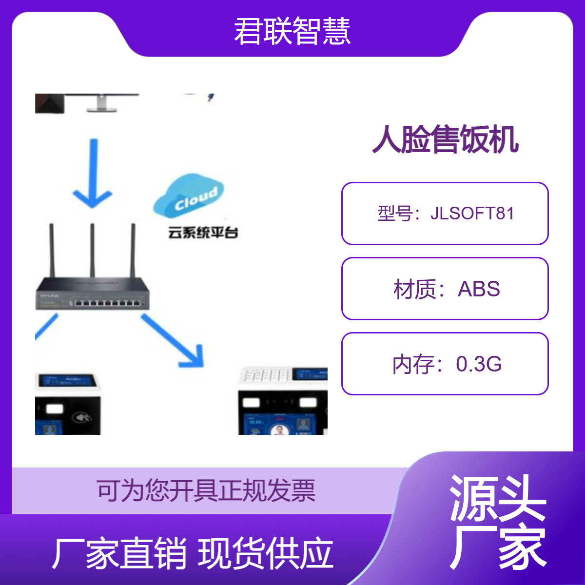 食堂人脸售饭机 刷脸就餐 线上充值时段扣费 校园一卡通查询