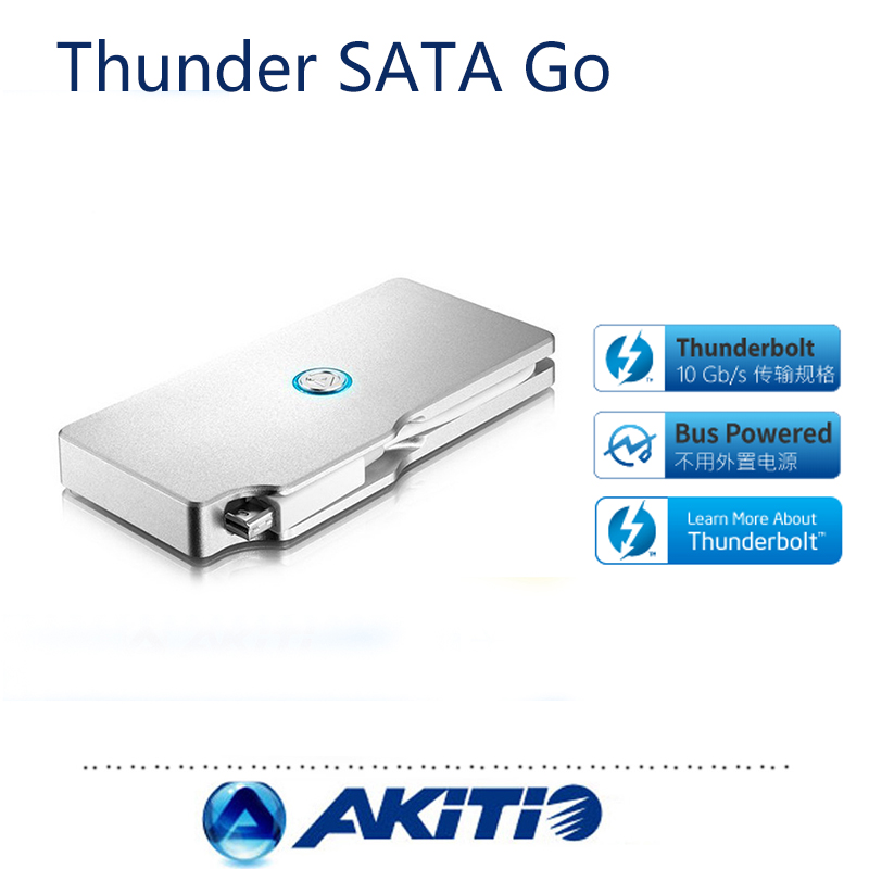 AKiTiO Thunder SATA Go转换器小巧便携雷电转esata转换器雷电口