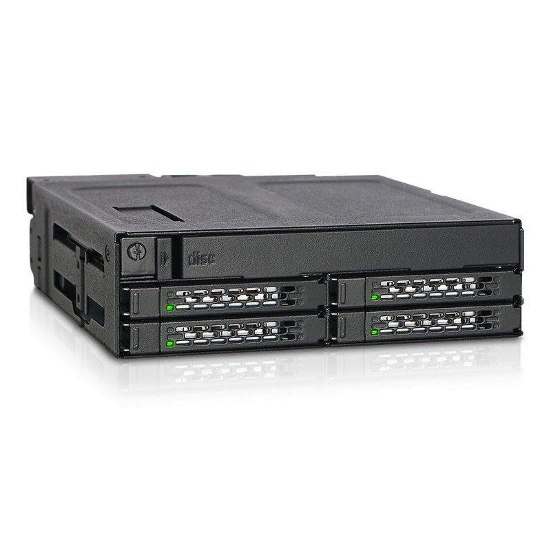 ICYDOCK MB604SPO-B 4盘位2.5转5.25寸可加光驱多功能内置硬盘盒