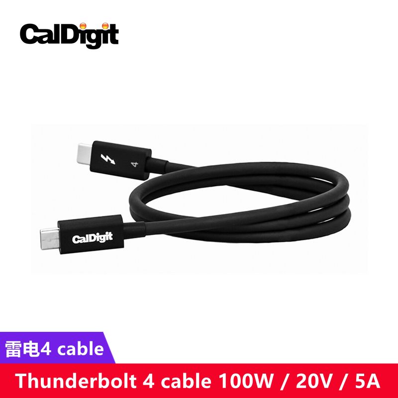 CalDigit Thunderbolt4 cable雷电4数据线兼容USB4/雷电3/Type-C