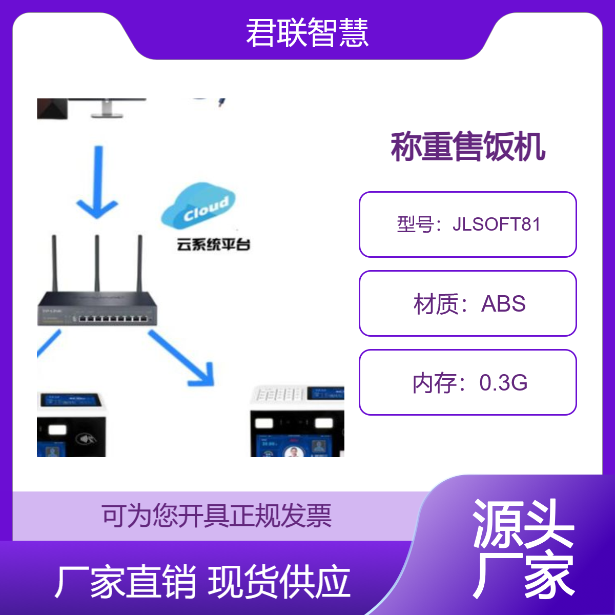 食堂售饭机 校园一卡通 人脸闸机扣费 人脸时段定额消费君联安装