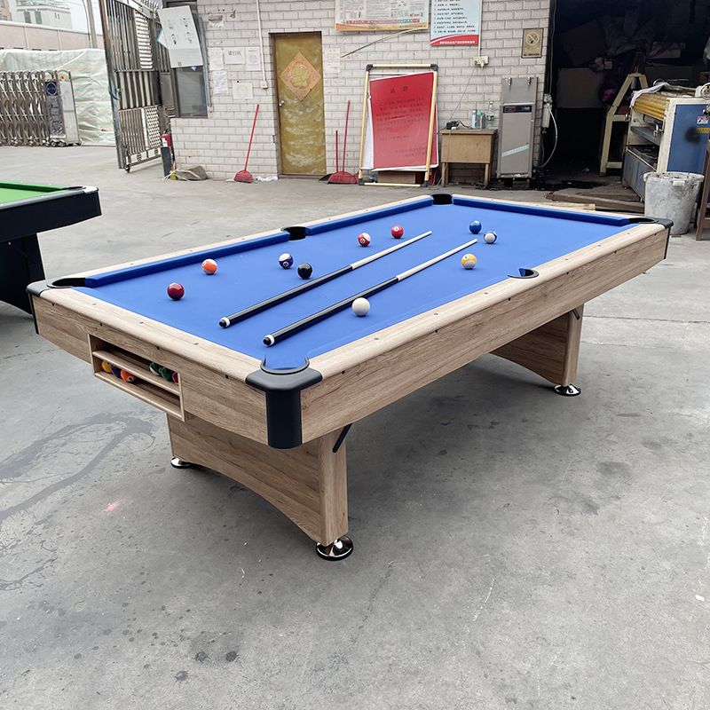 新款8尺折叠台球桌 成人室内家用型桌球台2合1 Pool table