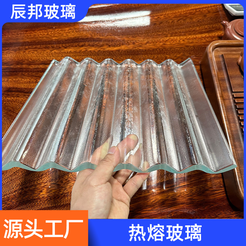 超白热熔玻璃 酒店会所别墅装饰工程艺术玻璃 透明夹胶热熔玻璃
