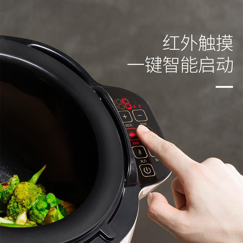 德国IH多功能炒菜机家用商用滚筒式炒菜锅全自动智能炒饭机器人