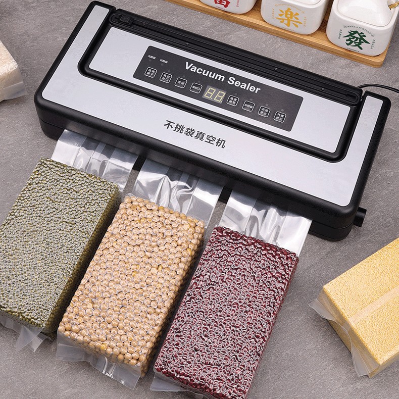 大米米砖抽真空封口机小型商用食品真空包装机茶叶袋折角袋密封机