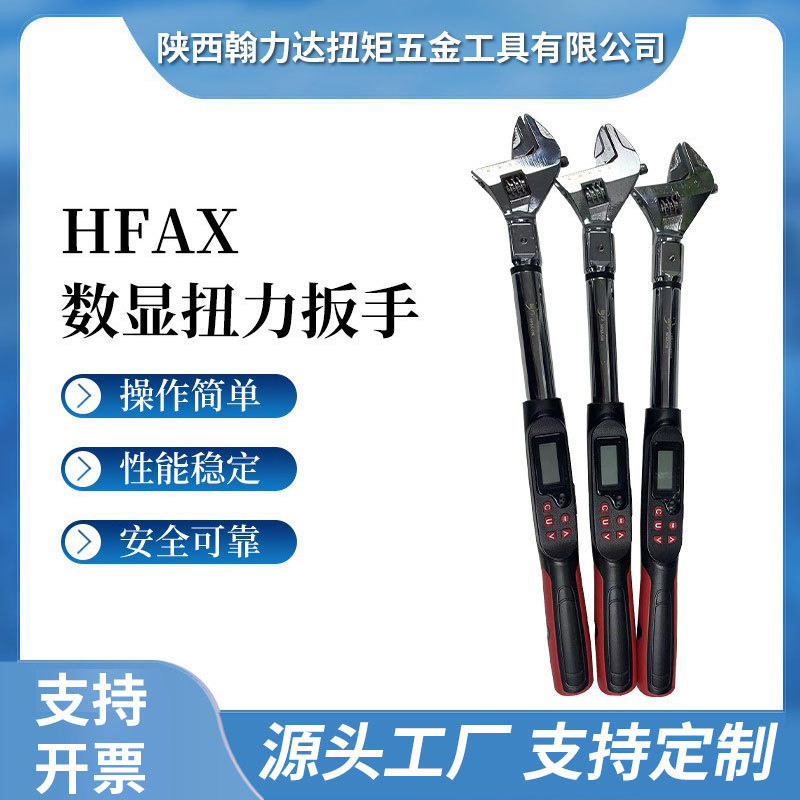 可换头数显扭力扳手 高精度可调力矩扭矩扳手 电子预置力公斤扳手
