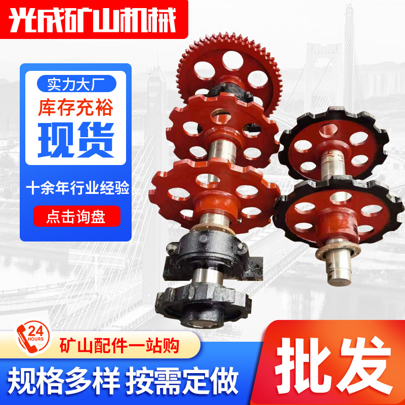 加工定制TH提升机链轮总成 NE链轮总成 工业用斗式提升机铸造链轮