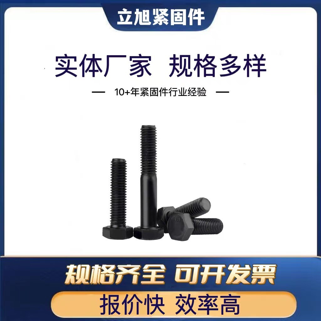 现货高强度外六角头螺栓钢结构连接副高强度螺丝全扣半扣异形螺栓