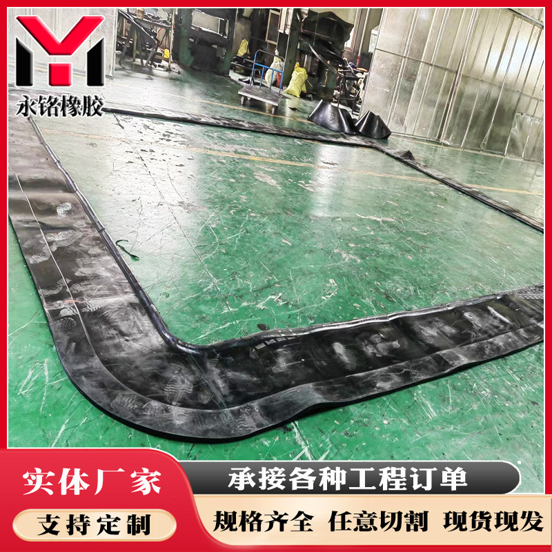 帘布橡胶板隧道口橡胶密封圈方形圆形橡胶帘布板圆环板帘布密封圈